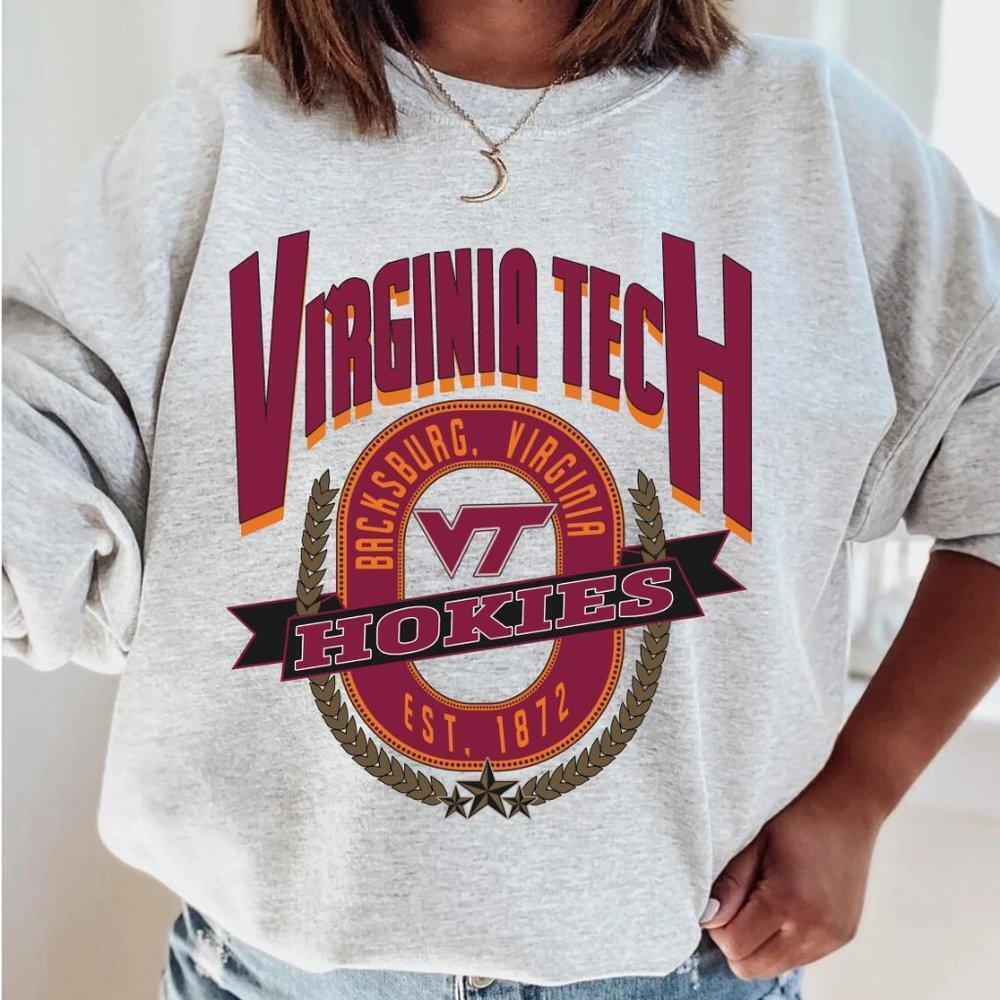 Virginia Tech Hokies Unisex College Crewneck Sweatshirt